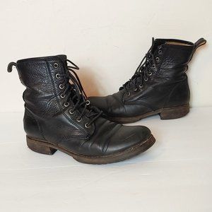 Classic Frye Veronica Moto Lace Up Boot Combat Size 8.5 but feel like Size 8